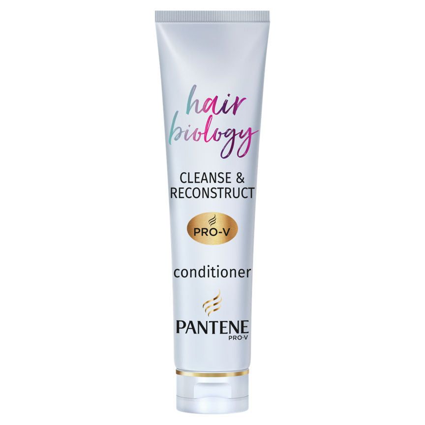 Pantene Hair Biology Cleanse&Reconstruct Clarifying Hair Conditioner For Greasy, Damaged Hair GOODS ASDA   