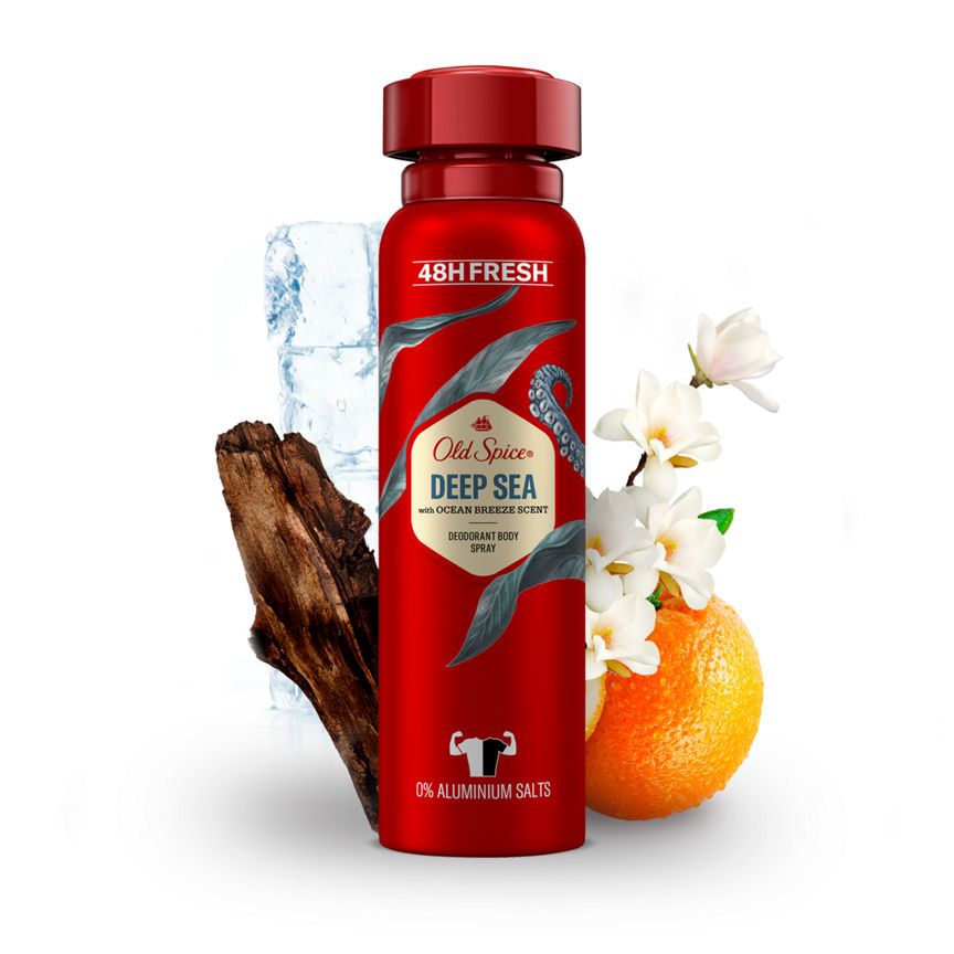 Old Spice Deep Sea Deodorant Body Spray For Men