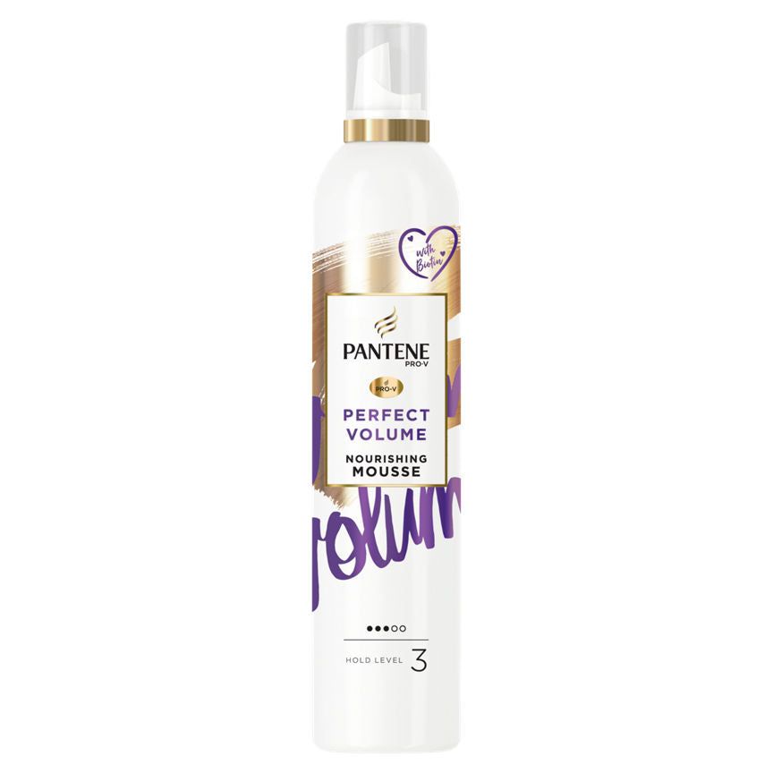 Pantene Pro-V Perfect-Volume Nourishing & Heat Protection Hair Mousse, With Biotin