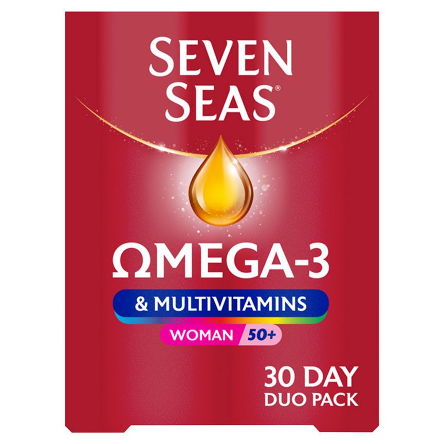 Seven Seas Omega-3 & Multivitamins Woman 50+ 30 Day Duo Pack