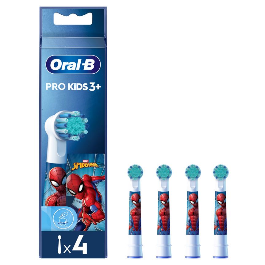 Oral-B Pro Kids Toothbrush Heads Featuring Spiderman GOODS ASDA   