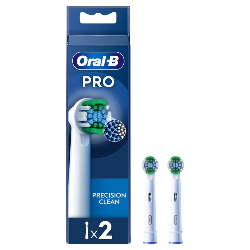 Oral-B Pro Precision Clean Toothbrush Heads, 2 Counts GOODS ASDA   