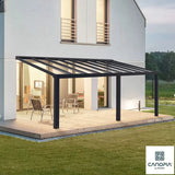 Palram Canopia Stockholm 11ft 2" x 21ft 8" (3.4 x 6.6m) Aluminium Patio Cover GOODS Costco UK