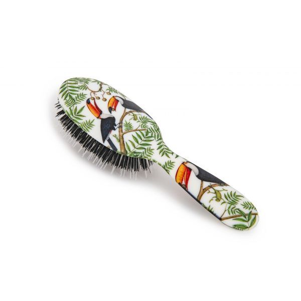 Rock & Ruddle Toucans Small Mix Bristle Hairbrush