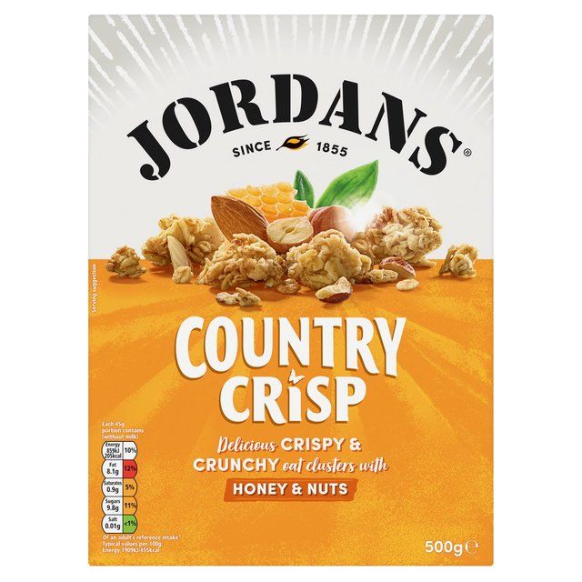 Jordans Country Crisp Honey &amp; Nuts Breakfast Cereal   500g