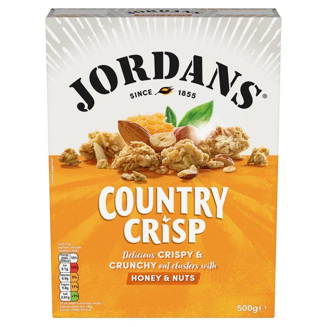 Jordans Country Crisp Honey &amp; Nuts Breakfast Cereal   500g