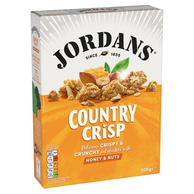 Jordans Country Crisp Honey &amp; Nuts Breakfast Cereal   500g