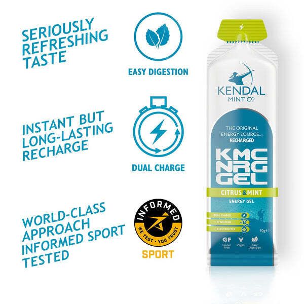 KMC NRG GEL Citrus &amp; Mint Flavor Bundle 48 x 70g