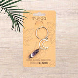 Myga Keyring - Crescent Moon & Amethyst GOODS Superdrug   