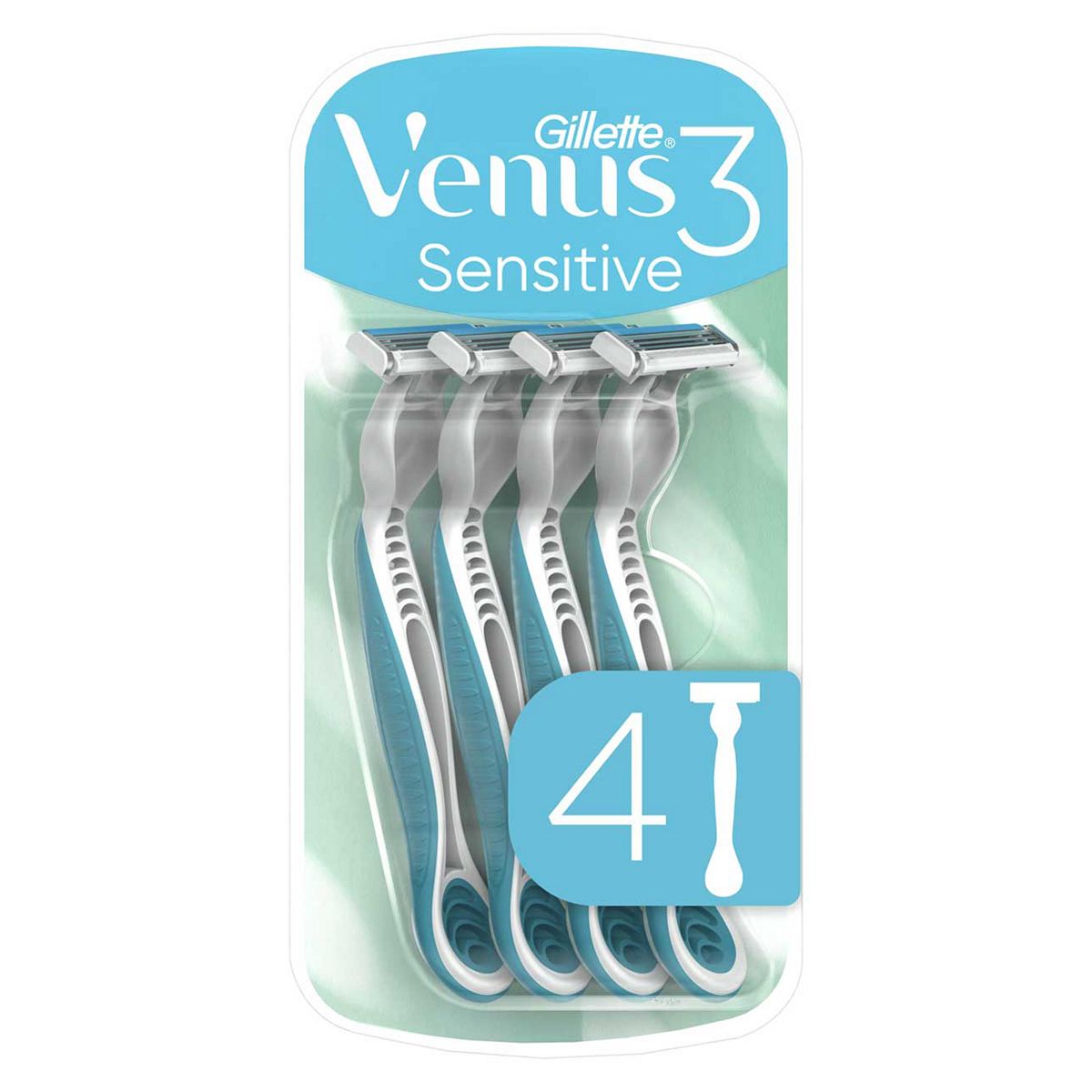 Venus3 Sensitive Women's Disposable Razors - 4 Pack GOODS Boots   