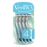 Venus3 Sensitive Women's Disposable Razors - 4 Pack GOODS Boots   