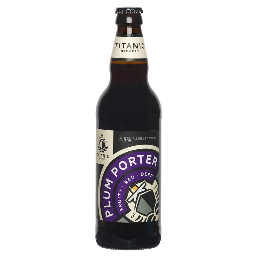 Titanic Brewery Dark Strong Plum Porter Beer & Cider ASDA   