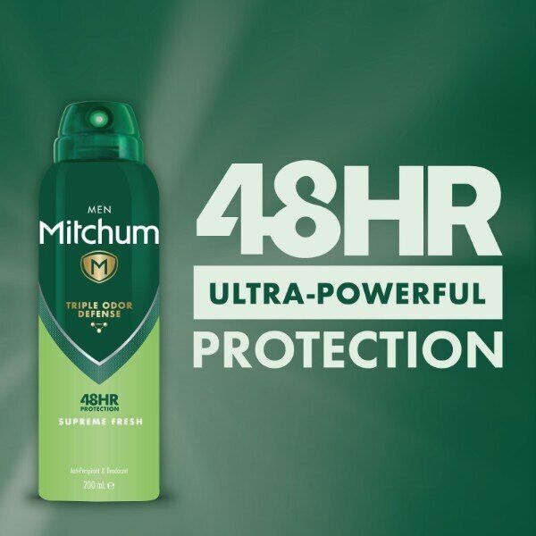 Mitchum Triple Odor Defense Supreme Fresh Aerosol 200ml GOODS Superdrug   