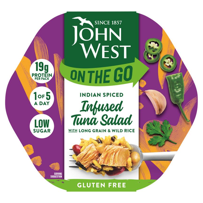 John West On The Go Indian Spiced Infused Tuna Salad