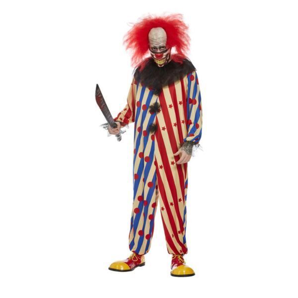 Smiffys Creepy Clown Costume Mens X Large (Chest 46-48)