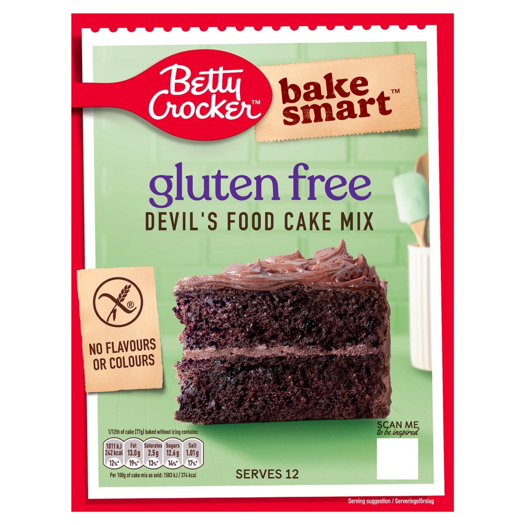 Betty Crocker Gluten Free Devil's Food Chocolate Cake Mix 425g