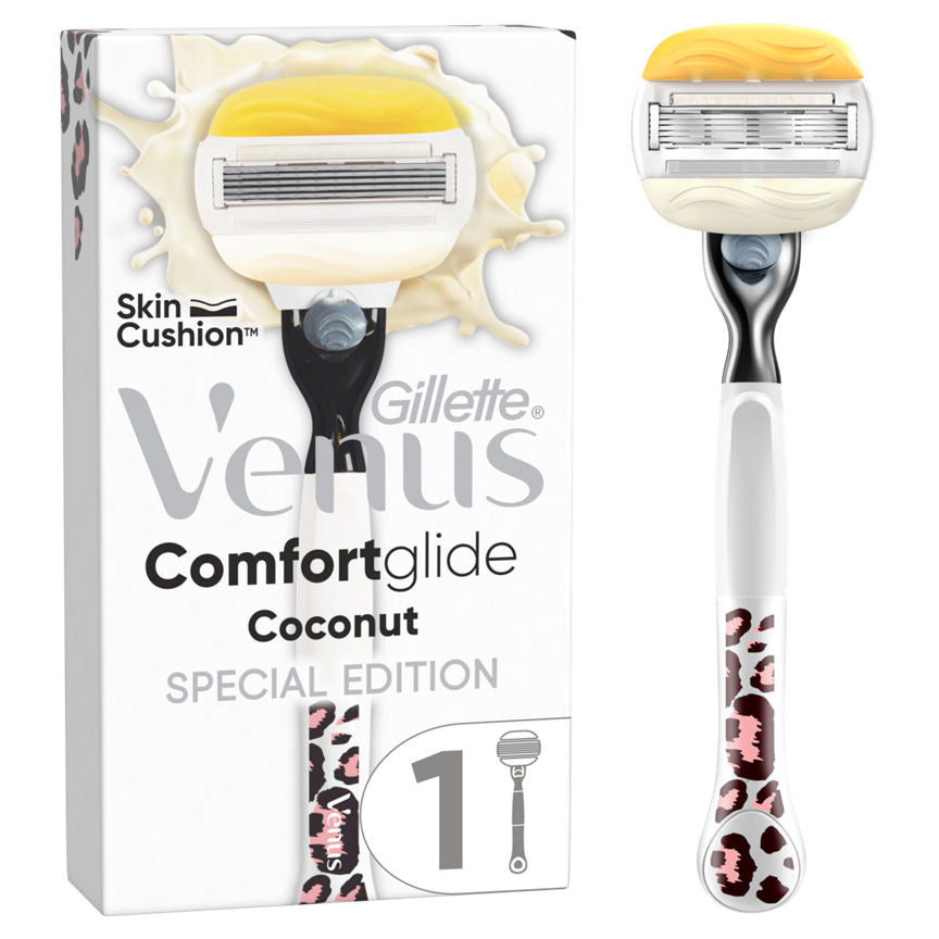 Venus Comfortglide Coconut Special Edition Razor - 1 Blade Women's Toiletries ASDA   