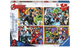 Marvel Avengers 4 X 100 Pieces Puzzle GOODS Argos