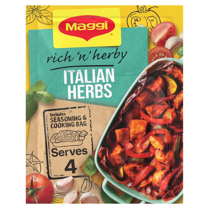 Maggi So Juicy Rich and Herby Italian Herbs Chicken Recipe Mix GOODS ASDA   