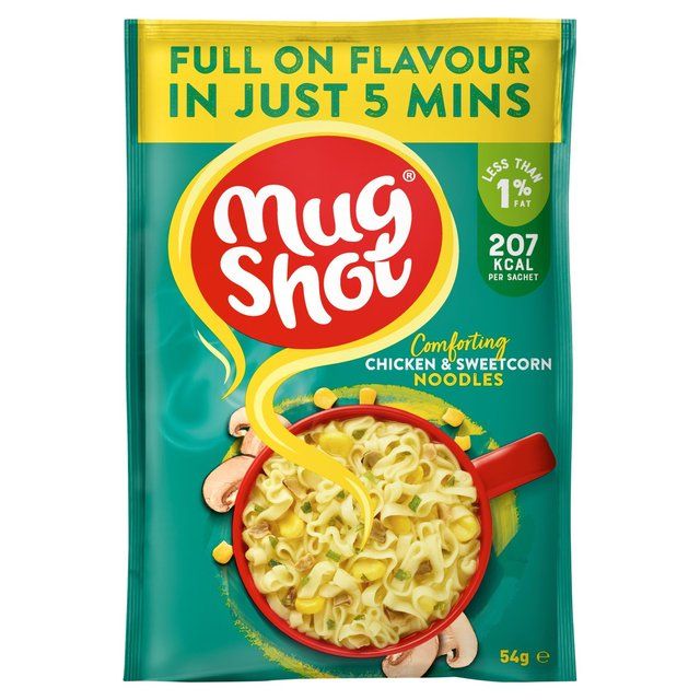 Mug Shot Chicken Noodles with Sweetcorn & Mushrooms   54g GOODS M&S   