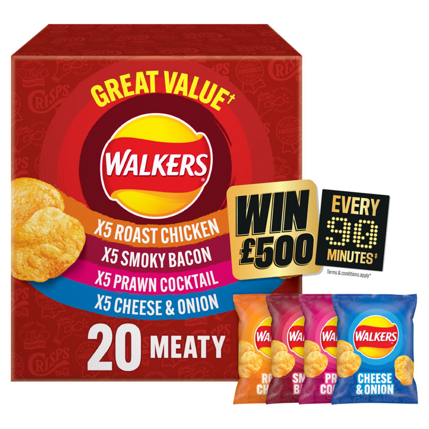 Walkers Meaty Pack 20 x 25g