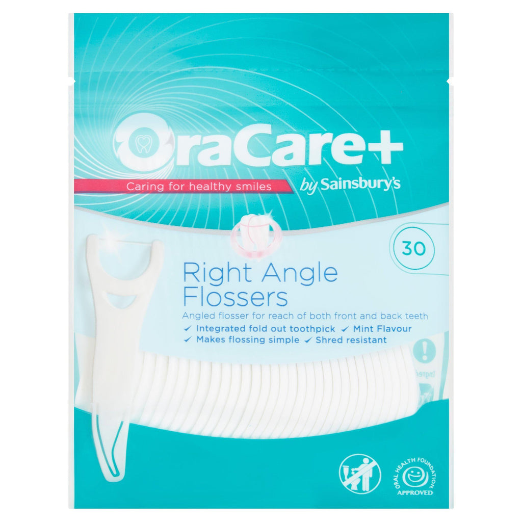 OraCare+ Right Angle Flossers x30