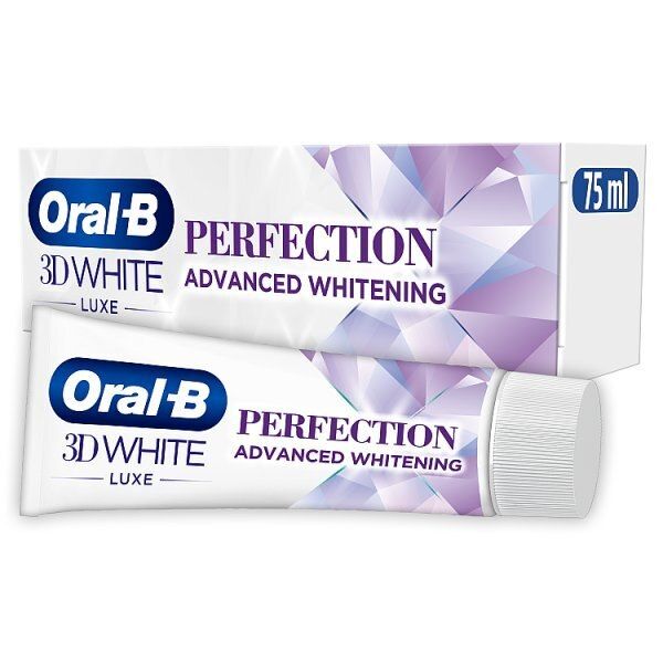 Oral-B 3D White Luxe Perfection Whitening Toothpaste 75ml toothpaste Boots   