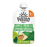 Piccolo Organic Pear, Apple & Spring Greens Smooth 4+ Months Baby Food ASDA   