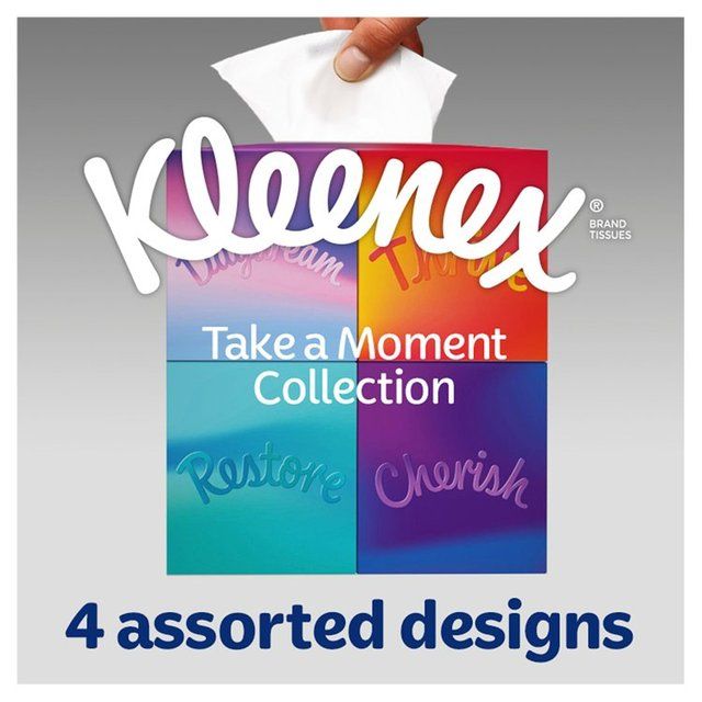 Kleenex Collection Cube Facial Tissues - Single Box   48 per pack GOODS M&S   