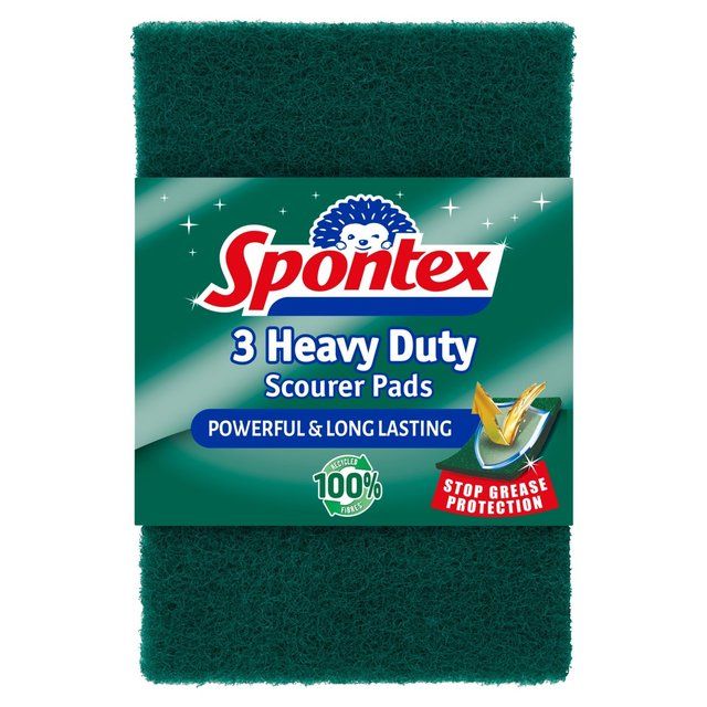 Spontex Heavy Duty Scourer Pads   3 per pack GOODS M&S   