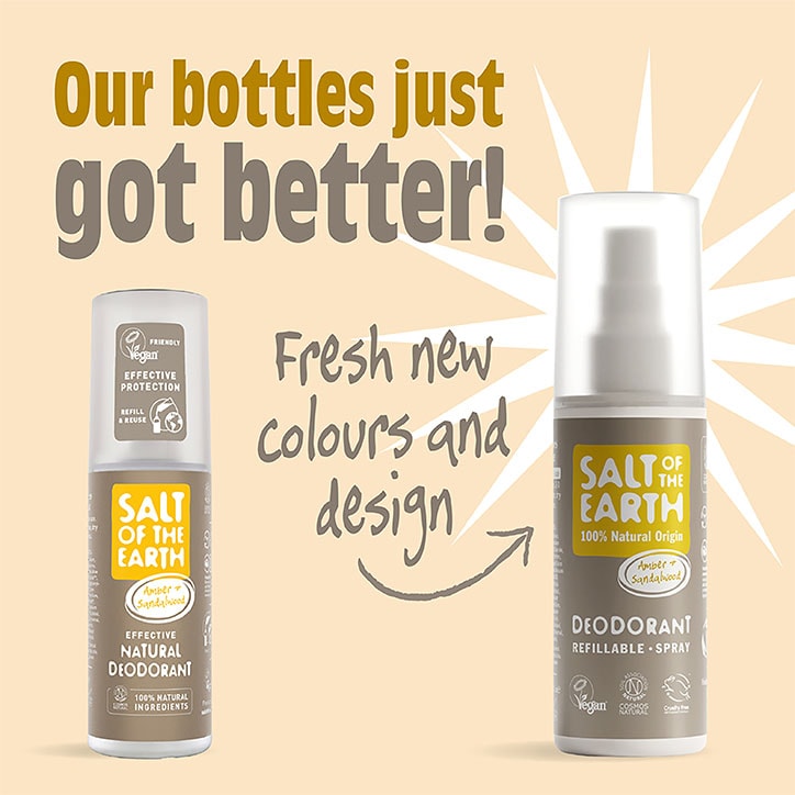 Salt of the Earth Vetiver & Citrus Deodorant Refillable Spray 100ml - 998818
