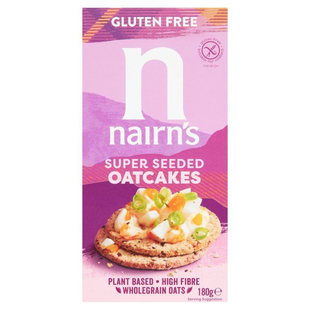 Nairn's Gluten Free Super Seeded Oatcakes   180g GOODS M&S   