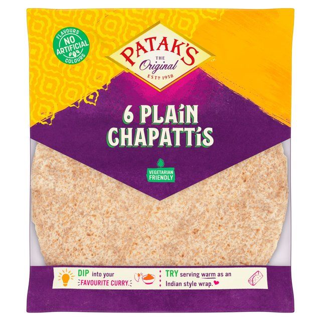 Patak's Plain Chapattis   6 per pack