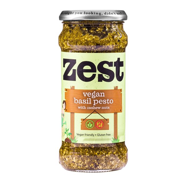 Zest Vegan Basil Pesto   340g GOODS M&S   