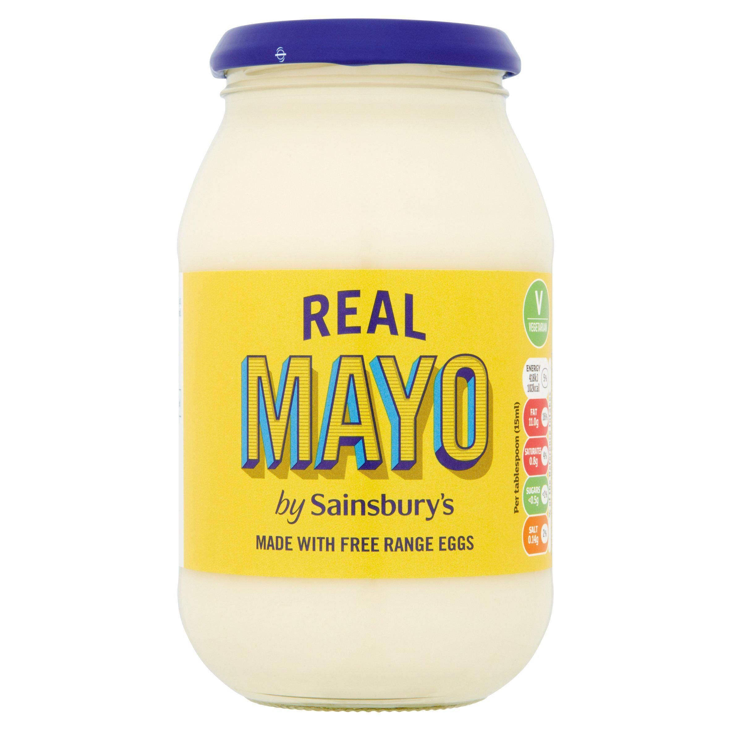 Sainsbury's Mayonnaise, Thick & Creamy 500ml Salad cream & mayonnaise Sainsburys   