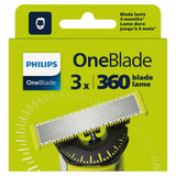 Philips Oneblade 360 Replacement Blades For Face x3 GOODS Sainsburys   