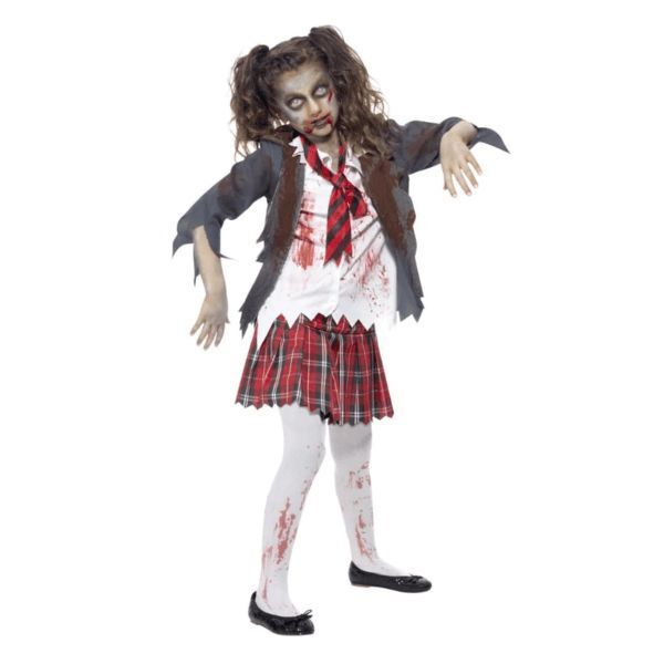 Smiffys Zombie School Girl Child Costume Large (Age 10-12)