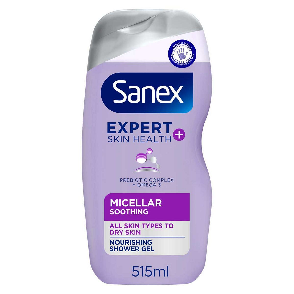 Sanex Expert Skin Health+ Micellar Soothing Shower Gel 515ml GOODS Boots   