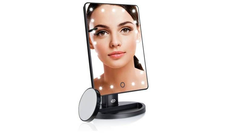 Rio 21 LED Illuminated Cosmetic and Make-up Mirror GOODS Argos