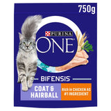 Purina ONE Adult Coat & Hairball Dry Cat Food, Chicken GOODS ASDA   