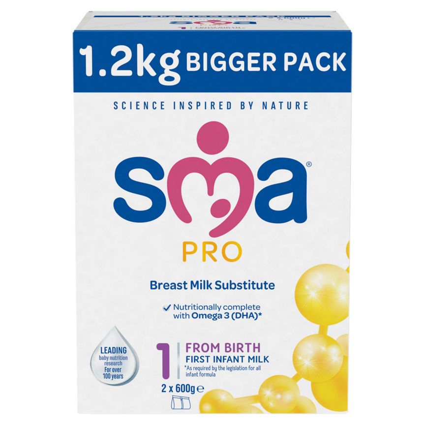 SMA Pro 1 From Birth First Infant Milk GOODS ASDA   