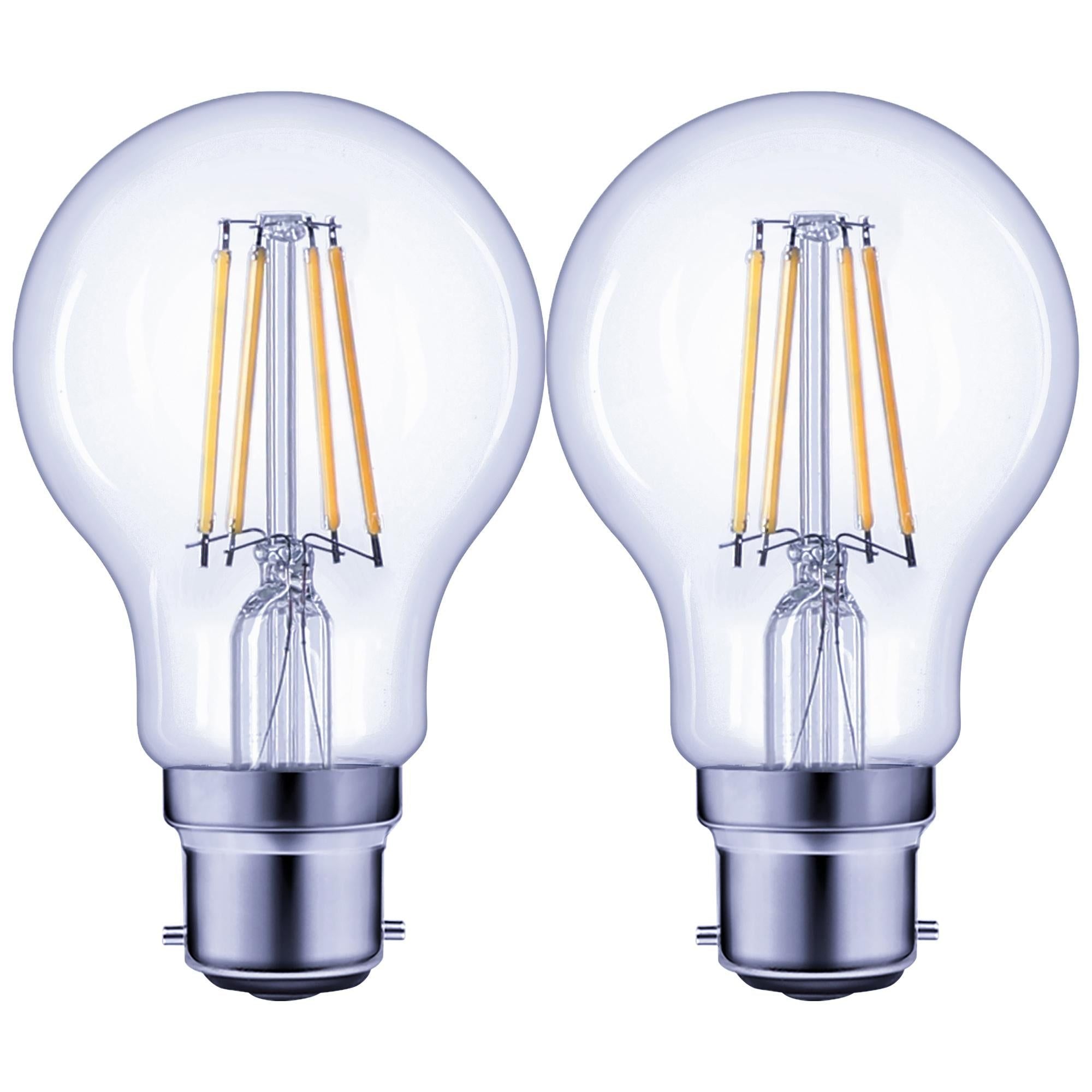 Sainsbury's Home LED Filament Standard 40W BC Light Bulb 2pk GOODS Sainsburys   