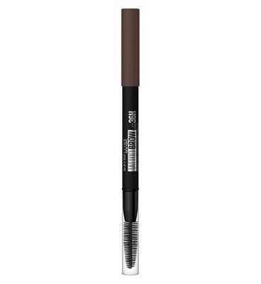 Maybelline Tattoo Brow Semi Permanent Up To 36HR Sharpenable Eyebrow Pencil Long-lasting Thicker Fuller Eyebrows Make Up & Beauty Accessories Boots Deep Brown  