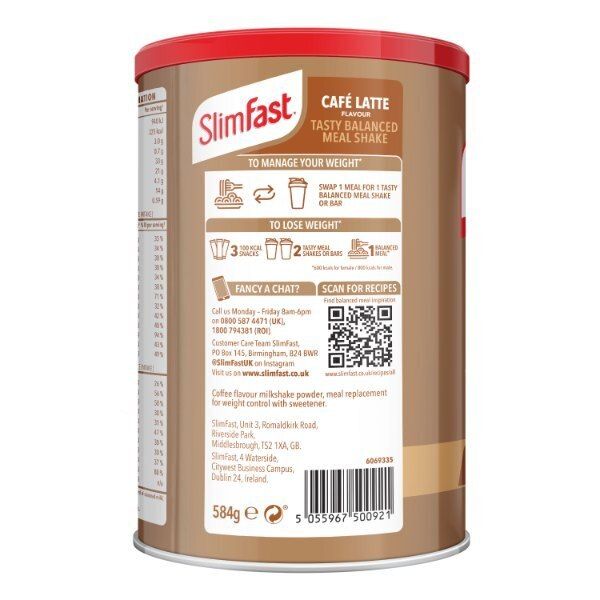 Slimfast Café Late Powder 584g GOODS Superdrug   