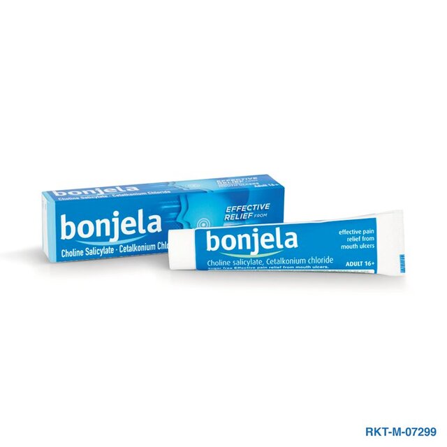 Bonjela Adult Mouth Ulcer Pain Relief Sugar Free Gel   15g