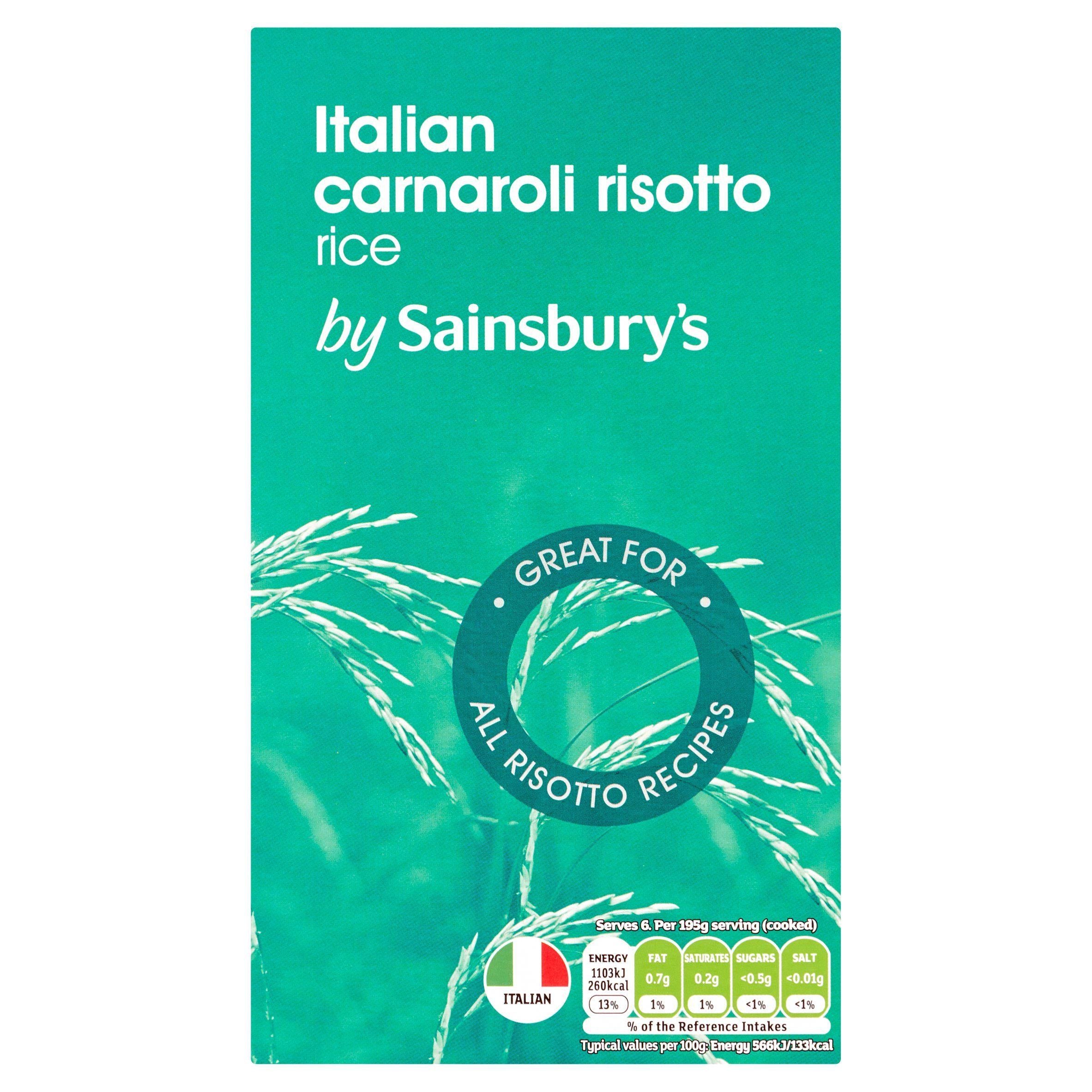 Sainsbury's Italian Carnaroli Rice 500g rice Sainsburys   