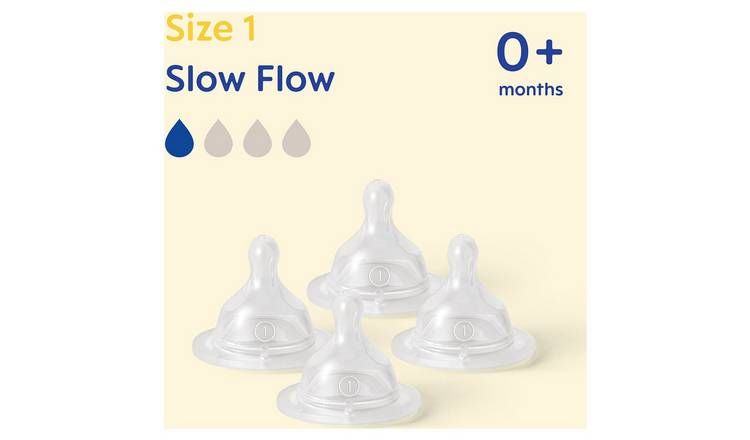 Mam Slow Flow Teats 4pack GOODS Argos