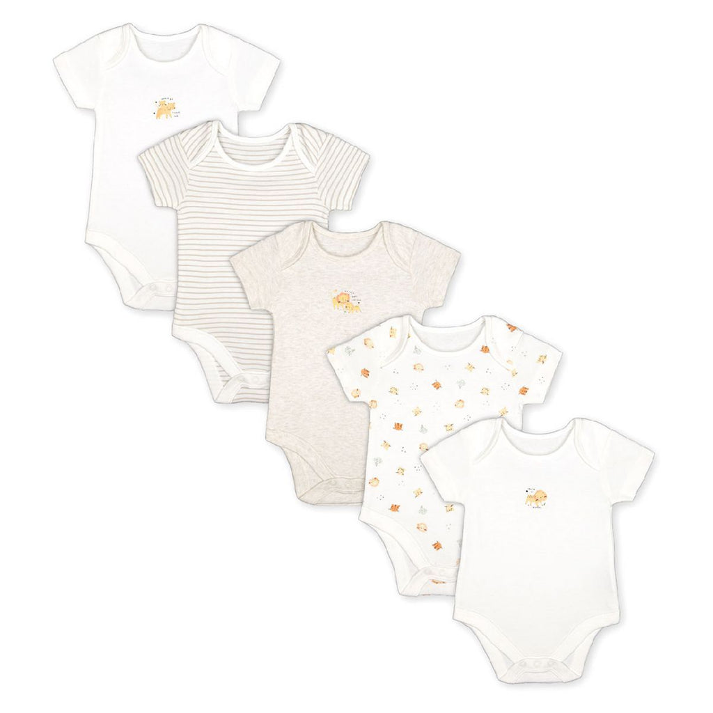 Little Cub Bodysuits - 5 Pack