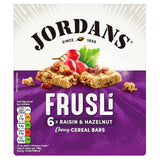 Jordans Raisin &amp; Hazelnut Frusli Cereal Bars   6 x 30g