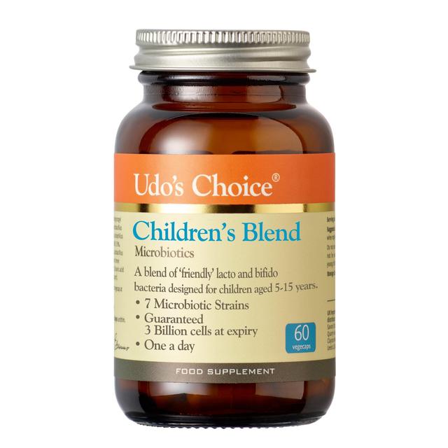 Udo's Choice Kid's Blend Microbiotics Supplement Vegetable Capsules 5-15yrs   60 per pack